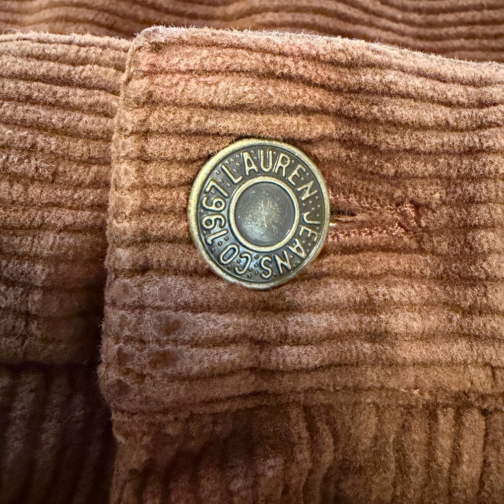 Vintage Lauren Ralph Lauren Women's Brown Corduroy Pants - Picture 12 of 16
